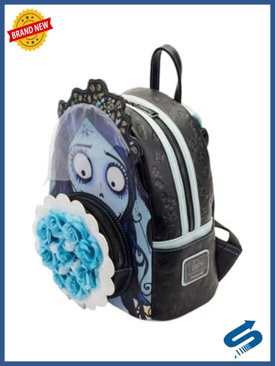 Emily Bouquet Mini Backpack Vegan Leather Faux Flowers Applique main image 6